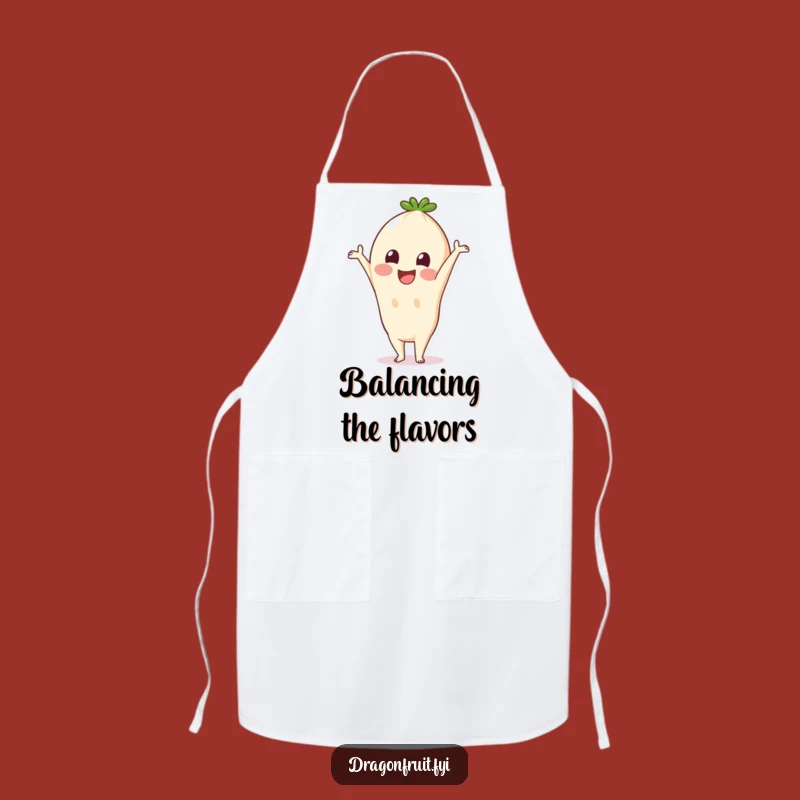 Funny Pitaya Handstand Apron: Cook with a Smile in this Comedic Fruit Kitchen Accessory