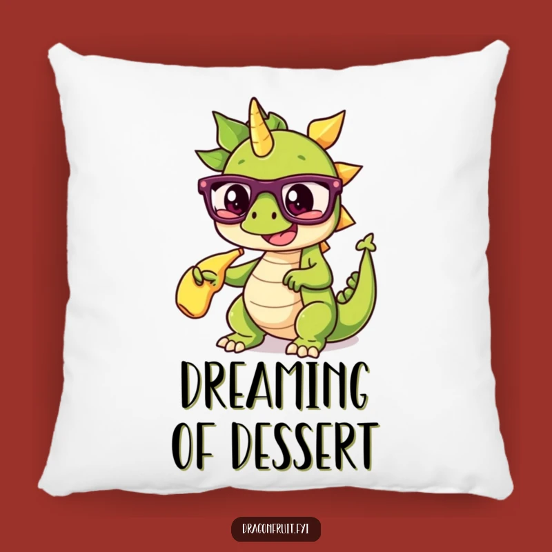 Funny Dragonfruit Glasses Pillow: Comfy and Quirky Home Decor