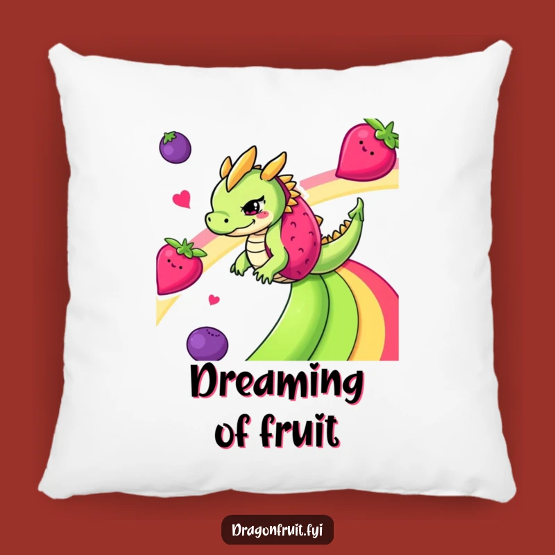 Funny Dragonfruit Pillow - Comfy & Fruity Fun