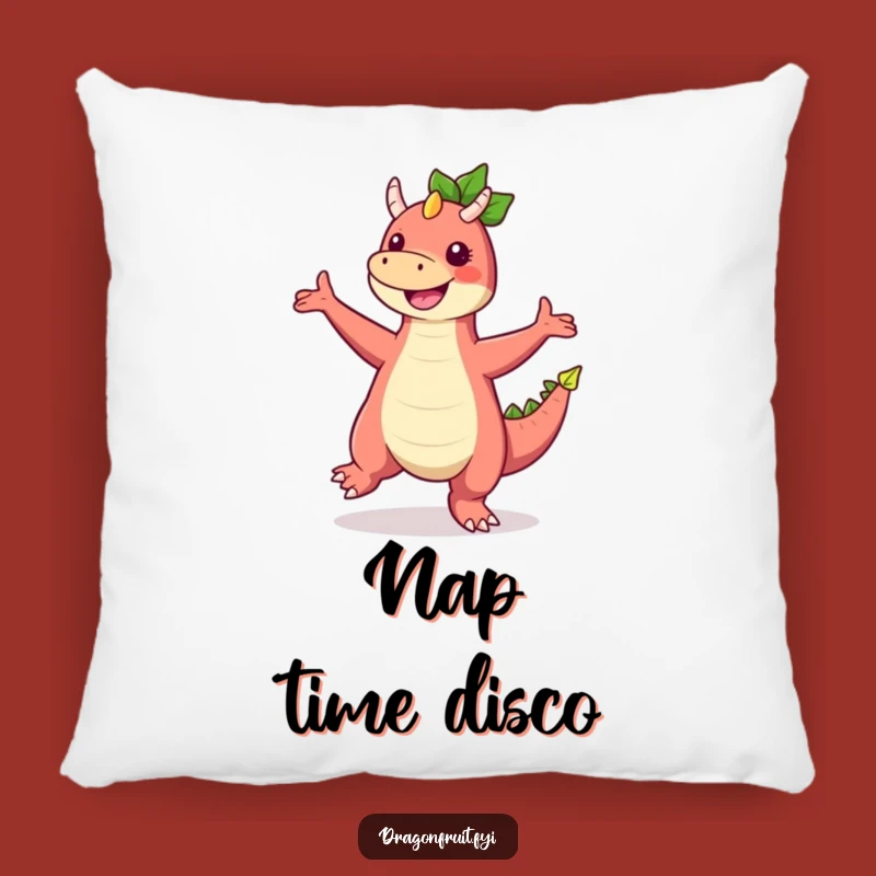Funny Dragonfruit Dance Pillow: Comfy & Quirky Throw Pillow for Joyful Decor