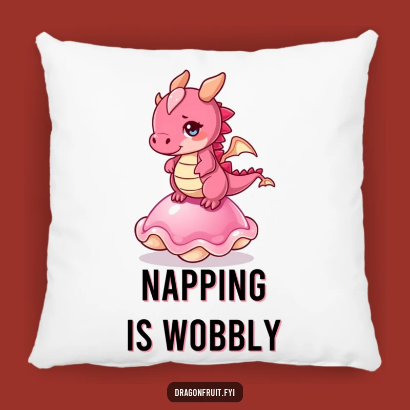 Funny Dragonfruit Jelly Pillow: Cozy Up with Hilarious Fruit Character Comfort