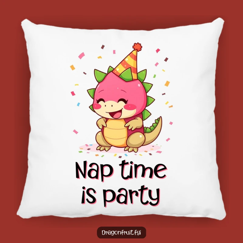 Funny Giggling Dragonfruit Pillow: Add Joy to Your Space