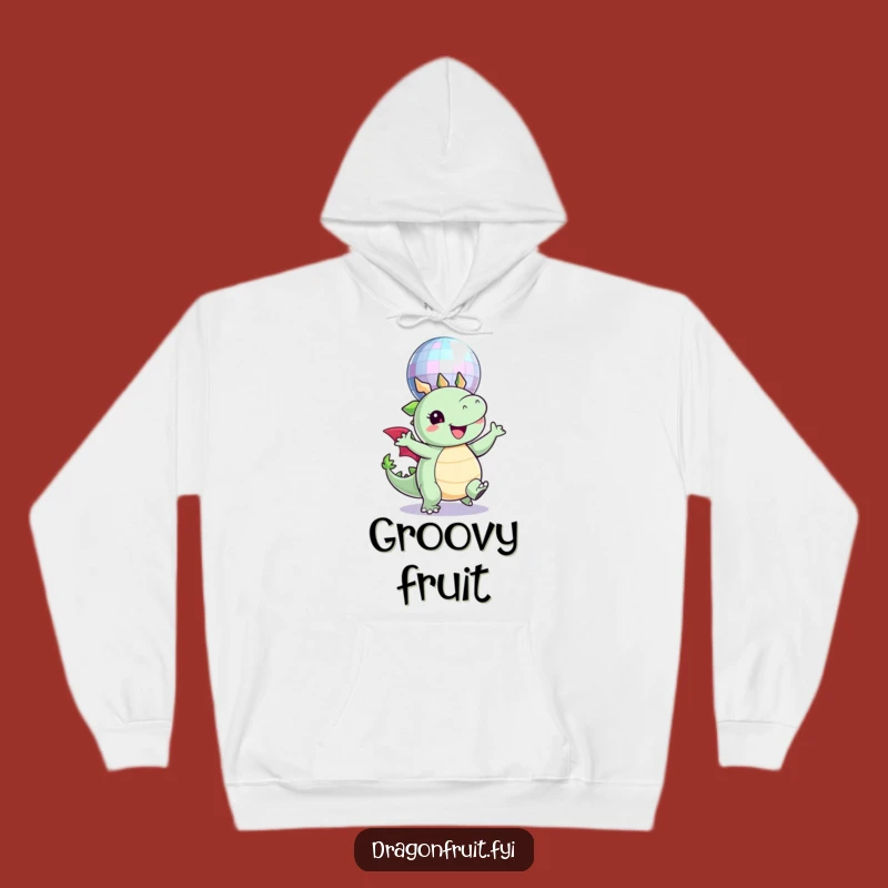 Cozy Funny Disco Dragonfruit Hoodie: Stay Warm While You Boogie Down