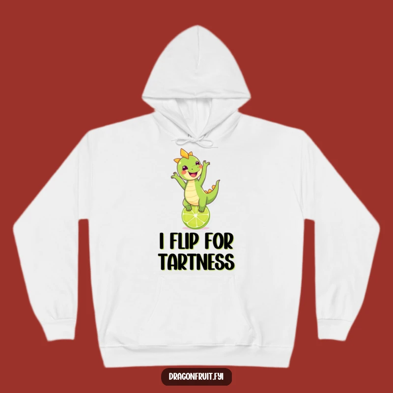 Funny Dragonfruit & Lime Handstand Hoodie: Cozy & Hilarious Fruit Yoga Apparel