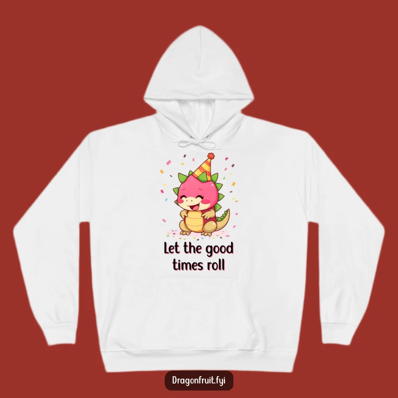 Funny Giggling Dragonfruit Hoodie: Cozy Celebration Gear
