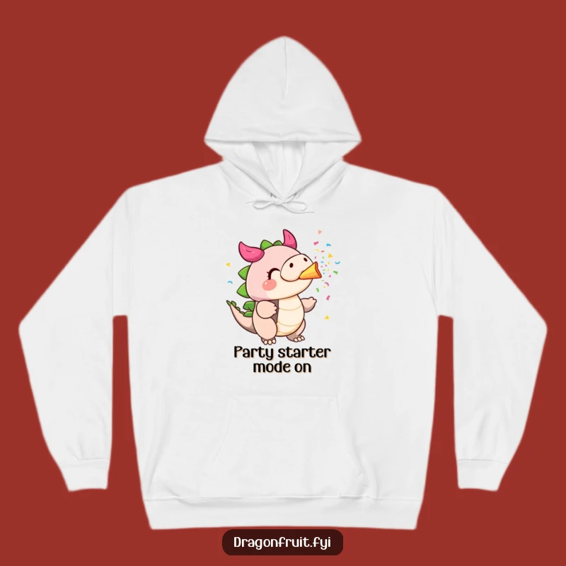 Funny Dragonfruit Confetti Hoodie - Cozy Up with a Festive Blast Gift!