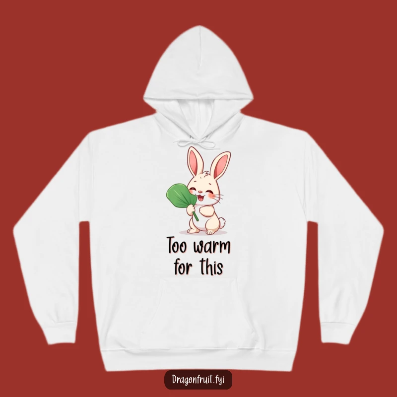 Funny Bunny Rabbit Fan Hoodie - Cozy and Comical Rabbit for Warm, Humorous Comfort