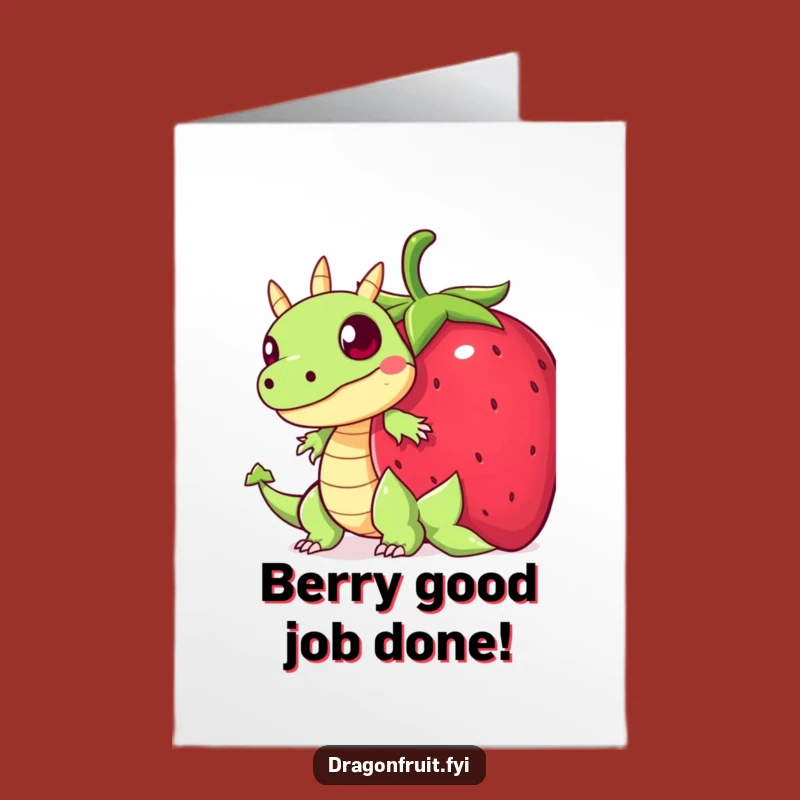 Free Printable Congrats Card: Hiding Dragonfruit, Sweet Downloadable Gift!