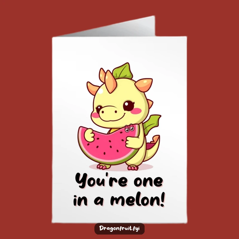 Free Printable Dragonfruit Congrats Card: Googly-Eyed Funny Downloadable Gift