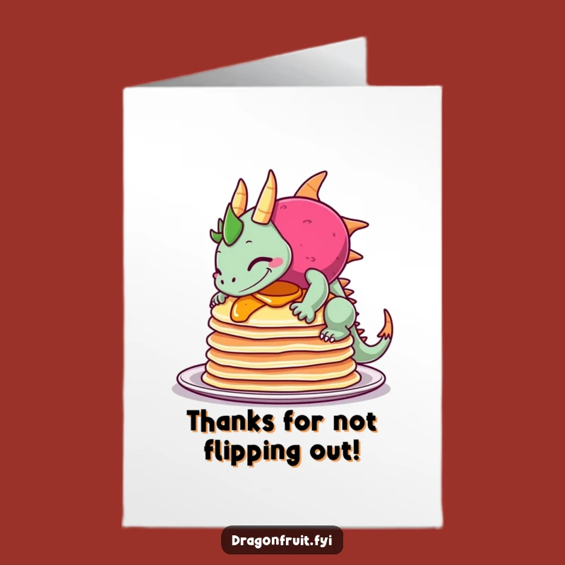 Free Printable Thank You Card: Oops Dragonfruit - Hilarious Gratitude Downloadable!