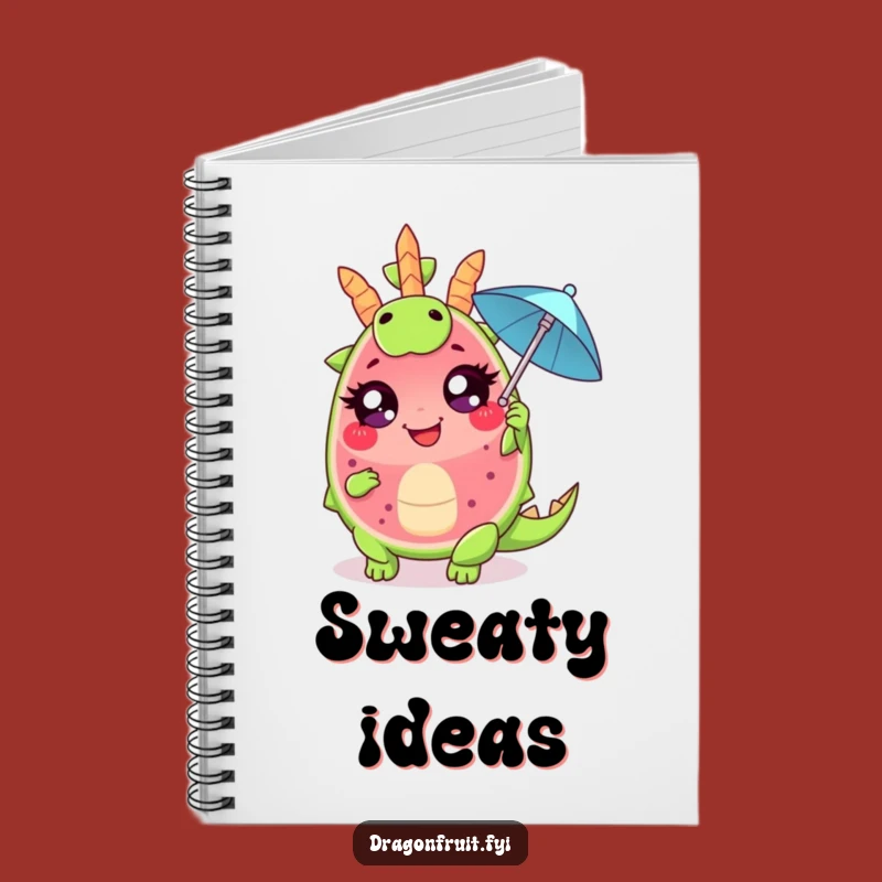 Funny Dragonfruit Fanning Notebook: Dramatic Journal, Creative Funny Gift