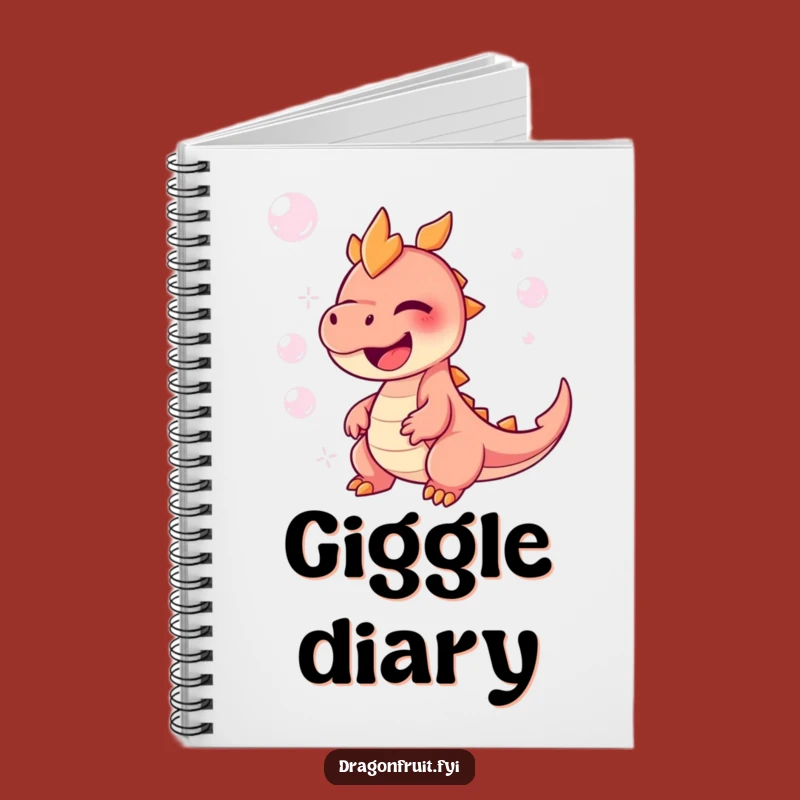 Funny Dragonfruit Giggles Notebook: Jot Down Ideas with Bubbly Fun