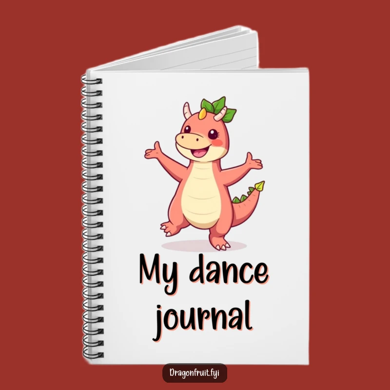 Funny Dragonfruit Dance Notebook: Journal Your Ideas with Tropical Flair