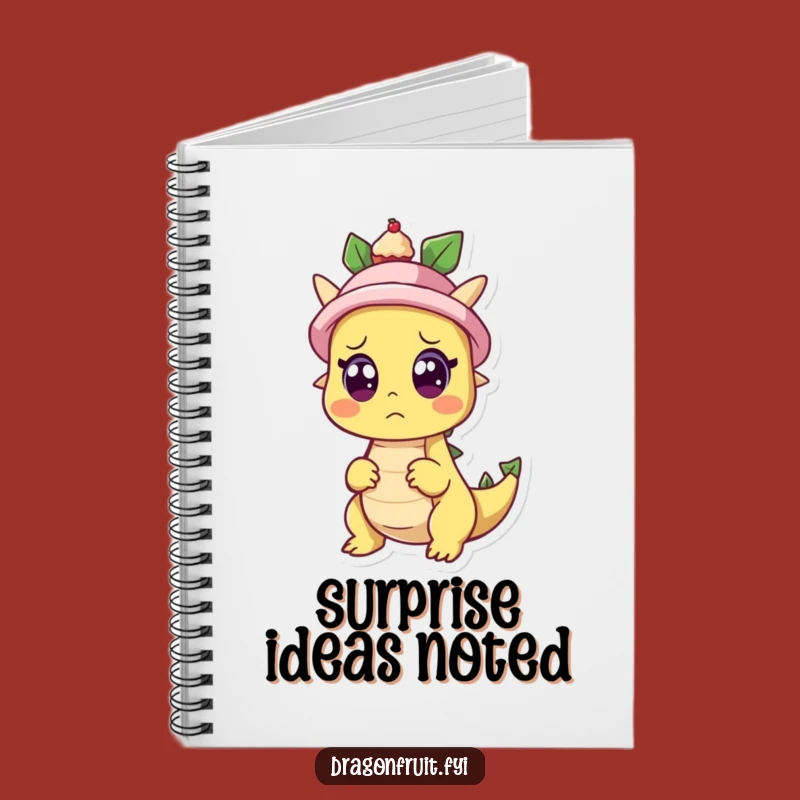 Funny Dragonfruit Surprise Notebook: Jot Down Ideas with Shocked Fruit's Magic, Your Perfect Funny Gift for Dreamers