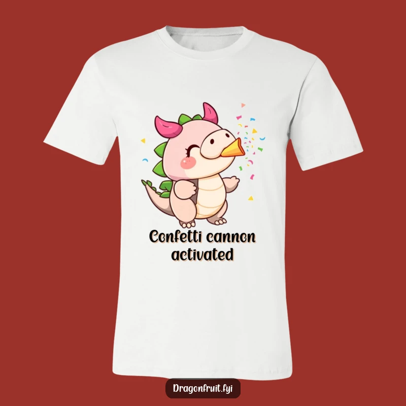 Funny Dragonfruit Confetti Shirt - Wearable Party Blast Graphic Tee Gift!