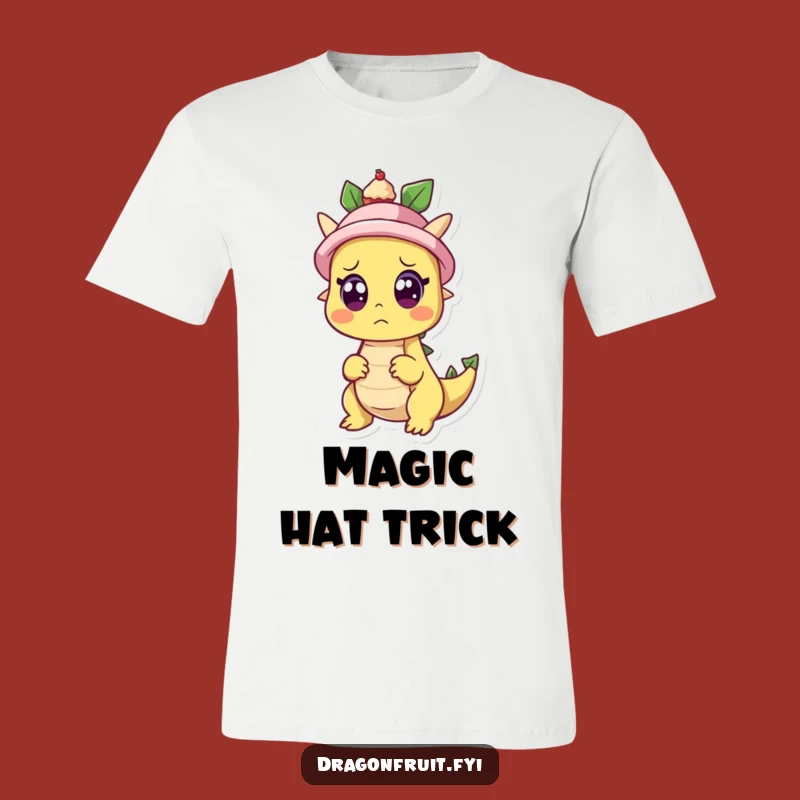 Funny Dragonfruit Surprise T-Shirt: Shocked Fruit's Cupcake Reveal, A Hilarious Funny Gift for Dessert Fans