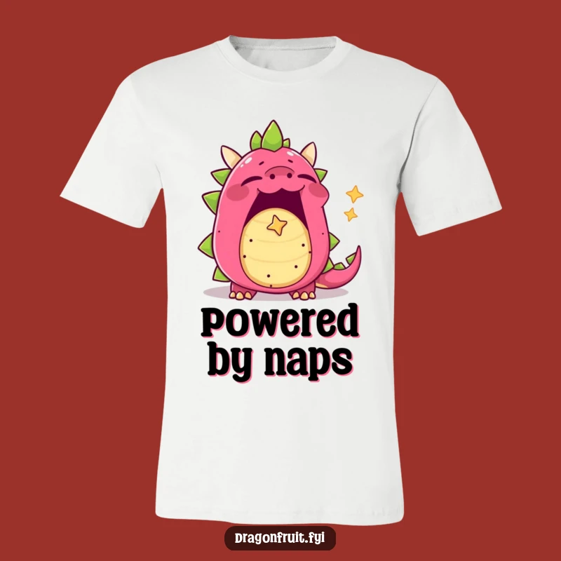 Funny Yawning Dragonfruit Shirt - Nap Time Graphic Tee Gift!