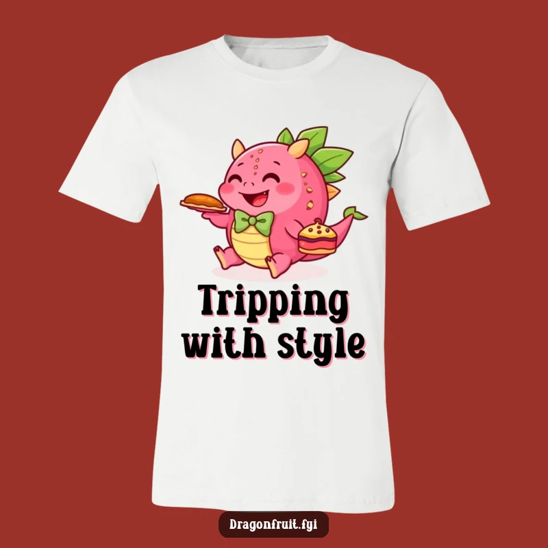 Funny Tripping Dragonfruit T-Shirt: Hilarious Clumsy Cook Apparel Gift