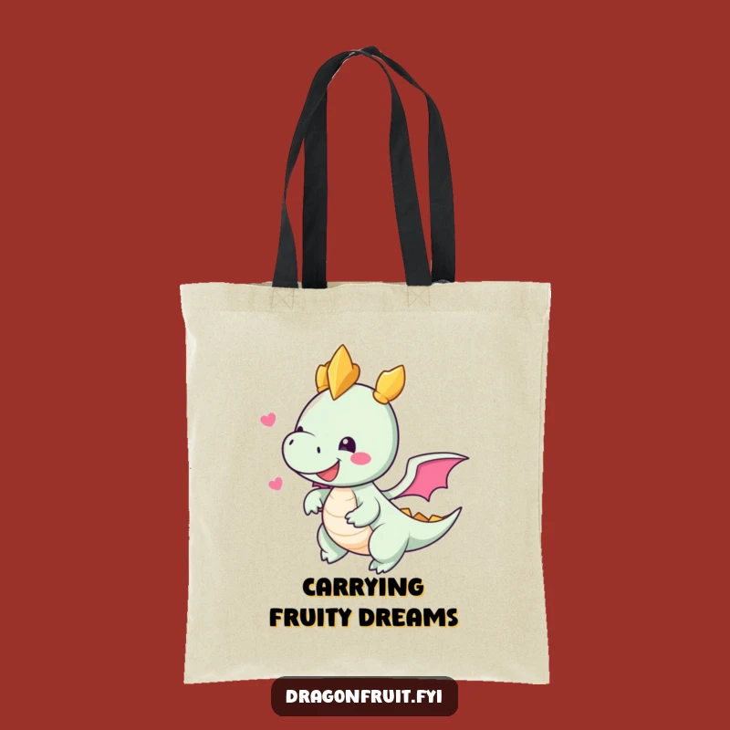 Funny Dragonfruit Flight Tote Bag: Carry Your Day with Tropical Cheer