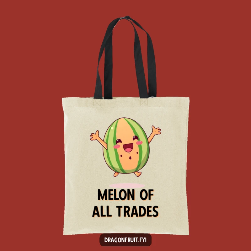 Funny Watermelon Wedge Tote Bag - Hilarious Leaping Fruit Carryall for Everyday Fun
